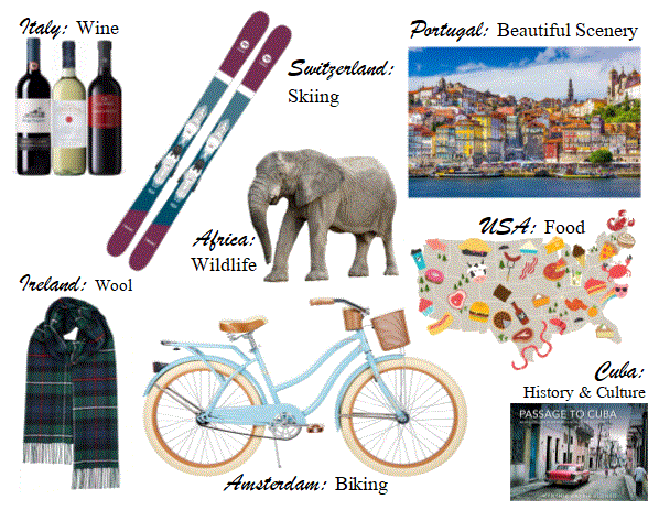 Sarah In Style, Sarah Meyer, Travel Blog, Travel Blogger, Gift Guides, 2020 Holiday Gift Guide, Holiday Gift Guide, Travelers gifts, what to get a traveler, Pandemic gift guide, african wilflide, adopt a wild animal, adopt an elephant, italian wine gift, blue bicycle, Irish plaid scarf, wool scarf, Best book about Cuba, Passage to Cuba, Portugal Puzzle, European Puzzle, Swiss alps skiing, GoldBelly, Goldbelly.com, Best Food in the US